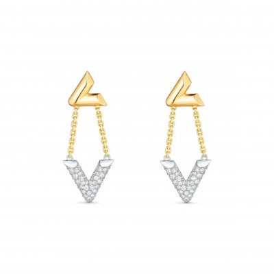 LOUIS VUITTON LV VOLT 18K EARRINGS Q96973